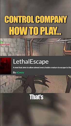 How to Play as Monsters Outside in Lethal Company