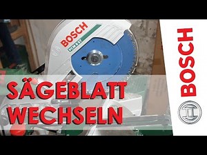 Bosch PCM 8 ST: Sägeblatt wechseln