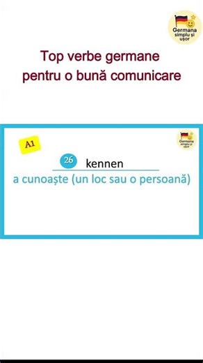 Top verbs for beginners