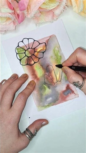 Modern pop art flowers: Anyone can paint