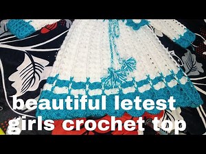 crochet easy and beautiful pattern for baby frock .....