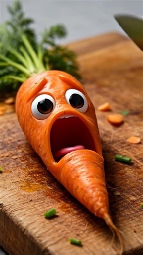 Scared carrot asmr 🥺🫶🏻 #ai #sad #asmr