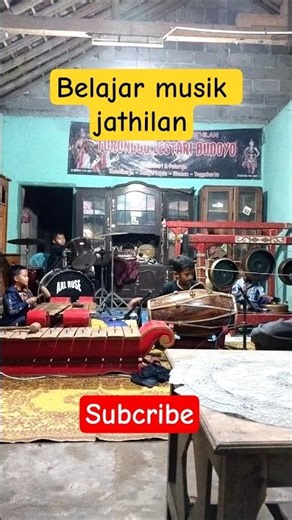 BOCIL BELAJAR BERMAIN MUSIK GAMELAN JATHILAN#shorts#jathilan#gamelan