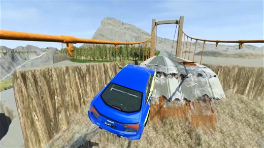 7.2K views · 162 reactions | Crazy Vehicle Jumps Over Broken Bridge - BeamNG.Drive | Drive Gameplay | Facebook