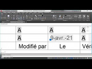 Cartouche Autocad