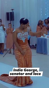 Sugar Lace for Ur weeding reception | India George, senator and lace