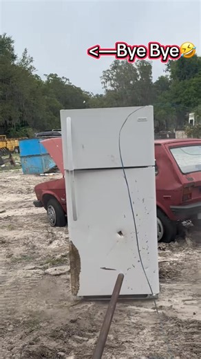 18K views · 170 reactions | Drop some suggestions for this fridge down in the comments落#fyp #junkyard #crushinflorida #junkyardlife-002 #scrapyard | BrianFlores | Facebook