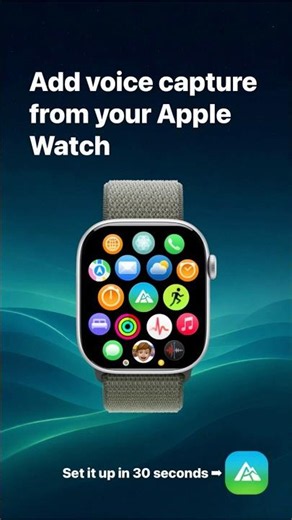 Add voice capture to your Apple Watch face