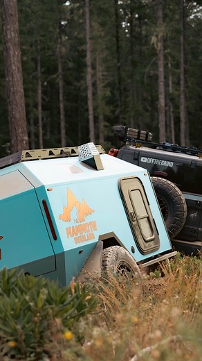 These trailers are TOUGH! #teardroptrailer #teardropcamper #teardrop #overland #overlandtrailer #overlandcamper #offroad #offroadtrailer #offroadcamper | Mammoth Overland