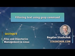 Linux Tutorial: 31 Filtering text using grep command