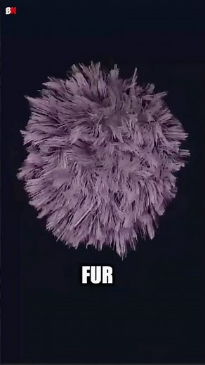 Create Hair & Fur Effect in Blender (Beginner Guide) #shorts #blender