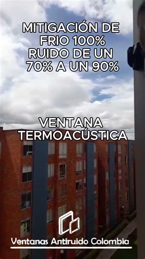 Ventana termoacústica en acción ❄️🔇