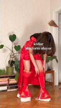 bindallı kombinleyen ilk ve tek kişi😅😍 beğendiniz miiiii #kinagecesi #elbise #bindallı