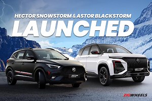 MG Hector Snowstorm Edition Launched In India At Rs 21.53 Lakh, Astor Blackstorm Gets Minor Updates  - ZigWheels