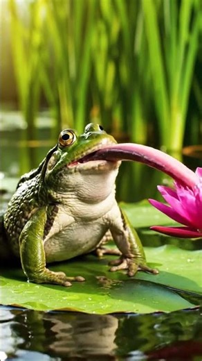 Frog vs Fly: Standoff Begins #FrogFables #FunnyFrog #FrogShorts