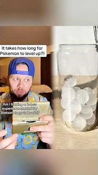 Pokemon level up at different speeds. #pokemon #pokemongames #legendarypokeman #videogames