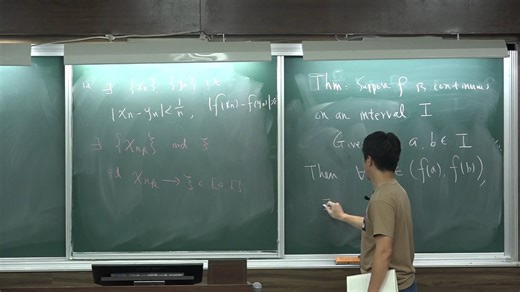 008 - 20230914 微積分一 Part2 | intermediate value theorem, Extreme Value Theory