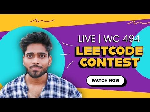 Doing Leetcode Live | \nWeekly Contest 494\n| C++ Live