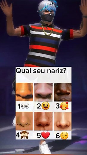 Qual desses é o seu nariz?😁🤣😂 #memes #meninoestiloso #garenafreefire #GamesBrasil #job #fy #ffbrasil #FreeFire #games #fypシ゚viralシ | Vinny Silva