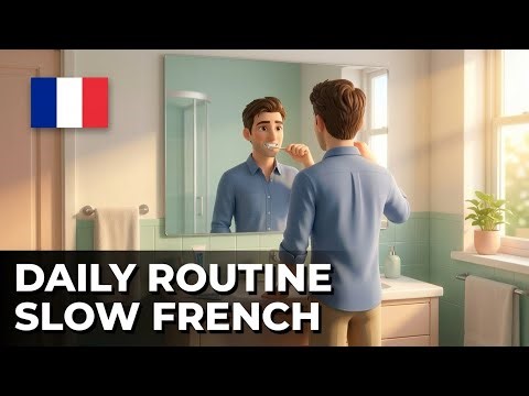 Talk About Your Daily Routine in French | A1 Slow French for Beginners