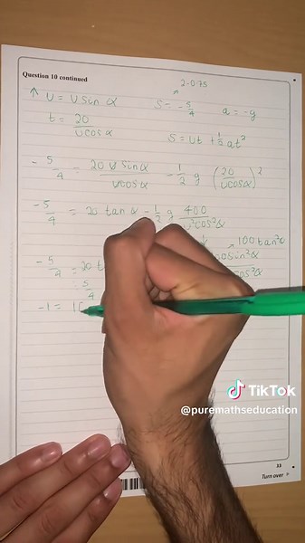 A Level Maths Paper 3: Predicted Projectiles Topics