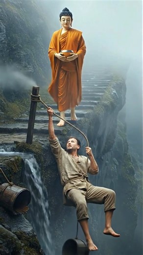 One Rope Between Life and Death – Buddha Teaching Lessons | Short Viral #buddha #buddhism