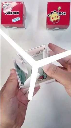 포켓몬 박스 만들기/종이놀이/DIY/무료도안/만들기 영상은 설명란 링크를 확인해주세요