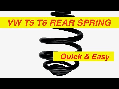How to Easily Remove VW T5 T6 Rear Coil Springs