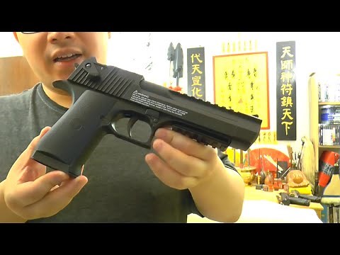 Umarex Desert Eagle Blowback Co2 Pellet Gun (.177 Cal) Review and Shooting
