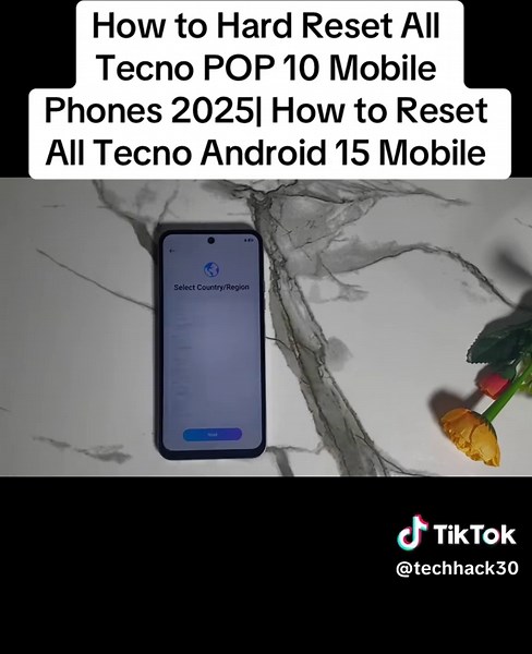Hard Reset Guide for Tecno POP 10 and Android 15