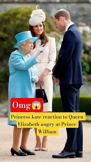 Princess kate reaction to Queen Elizabeth angry at Prince William platinum jubilee #shorts #kate #us