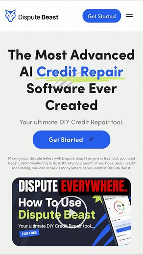 Comment “BEAST” to Learn More! Dispute Beast is the most advanced DIY credit repair software in the Credit industry! For less than $50 a month, you can create unlimited customized Metro 2, Factual, and Consumer Law disputes to be able to dispute inaccurate items on your credit report with all three major bureaus, as well as all secondary bureaus, third-party credit reporting agencies, collection companies, and directly with the creditors themselves. #BeastDIY #DisputeBeast #CreditRepair #DIYCred