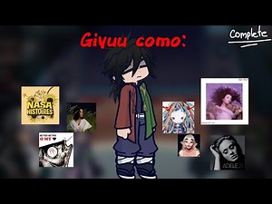 Hashiras react to Giyuu as some artist // Complete // ENG/ESP // Turn subtitles on // KNY