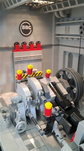 Marine Steam Engine HMS Fairbricks #lego #machine #ship #mechanic