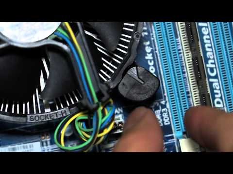 How to remove the Intel CPU cooler from the motherboard?