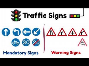 🚦Road Signs Explained: Mandatory Blue Circles & Warning Triangles | Driving Test 2025 Guide