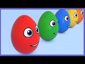 Learn Colors With Colorful Egg Surprises Fun Toys And Candy