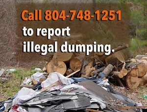 Help keep Chesterfield clean by reporting illegal dumping! | Chesterfield County Virginia Government | Facebook