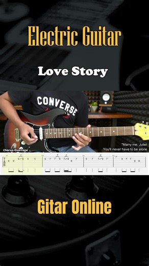 Love Story - Taylor Swift - Guitar Instrumental Cover + Tab #guitarlessons