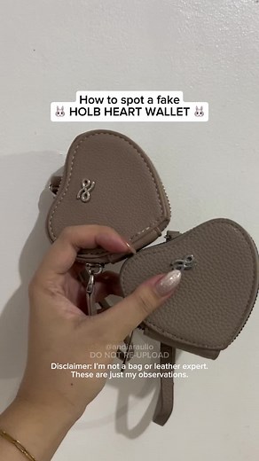 Spotting Fake HOLB Heart Wallets: A Detailed Guide