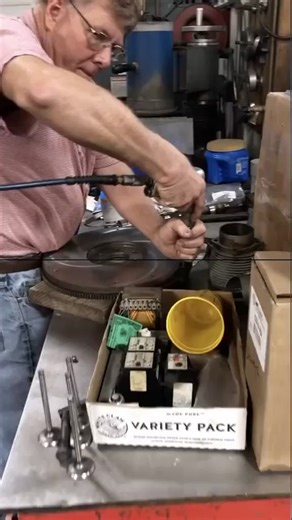 Engine Repair Techniques in a Machine Shop Setting