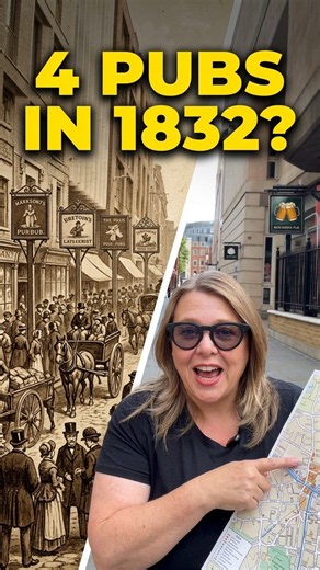 The street that had it all: 4 pubs in 1832 #london #history