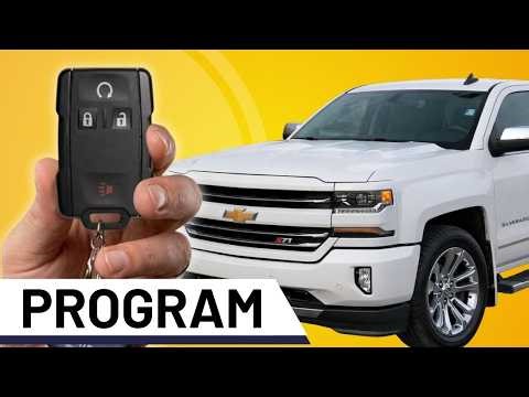 How to Program a Spare Key for Chevy Silverado