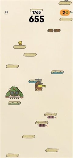 Doodle Jump 2 Level 3 — Can I Break 1000 This Time?! #doodlejump #mobilegame #over1000