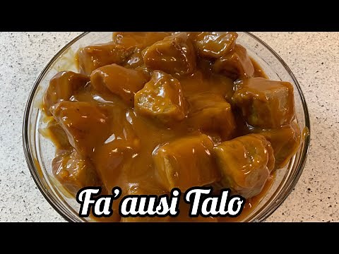 How to make fa'ausi Talo | Cooking with Rona and Family | #polytubers
