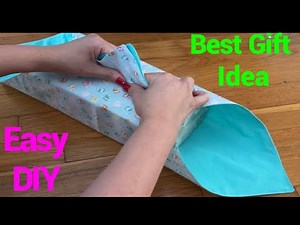 How I Turn 2 Pieces Of Fabric Into Amazing Holiday Gift/DIY Gift Idea Sewing Tutorial For Beginners