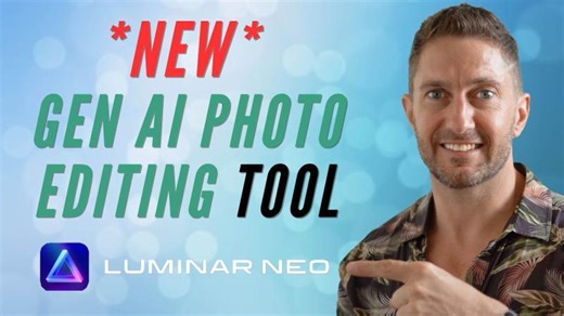 NEW Luminar Neo Generative AI Photo Editing Tools Tutorial | Gen Swap, Erase &amp; Expand | Tim Harris
