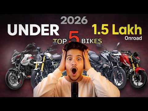 Top 5 Best Bikes Under 1.5 Lakh in 2026 || Ye 5 Bikes Li to Kabhi Regret Nahi Hoga 🔥