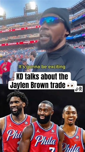 Kevin Durant thinks the 76ers will be “dangerous” 😳