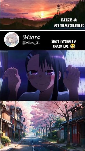 She Is Literally Crazy Lol 😂 | Don't Toy with Me, Miss Nagatoro #anime #animeedit #manga #manhwa